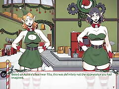 Claus&039; Secret Surprise XMAS HENTAI Game Ep.2 christmas factory making SEXTOY now !