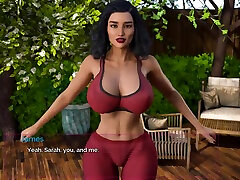 Shut Up And Dance Sexy Landlady Doing Yoga With Her 30 yr old women porn In The Backyard Ep 52