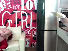 Group severine ferrer tv and topless party with old and young lesbians