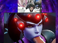 Widowmaker Throatpie, Big Breast Luna Sucking A Messy Cock, Mei&039;s Bald Pussy Is Fucked, Gwen BJ