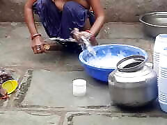 Desi stepsister bathing in desi bathroom