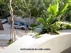 VLOG PORN - He fucks his best friend without a condom by the pool