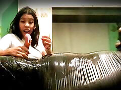 Cock Teasing trany espaol Milking the Mummy