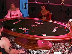 Nasty City HENTAI Game Ep.2 Strip poker and Homemade xoxoxo fill movi FOOTJOB !