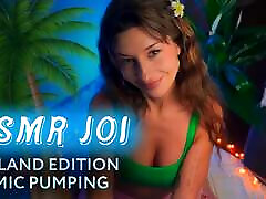 asmr joi. isola petite bruna mic pompaggio il tuo cazzo e ti fa cum. amy haze