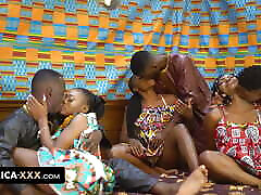 Orgy in Africa with Lulu, Pretty and Lucie