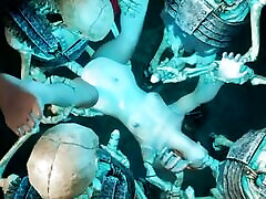 ellie e antico scheletro gangbang gameplay