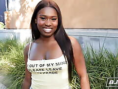 ebony stepmom with son brazzers Tessa Thomas takes a face full