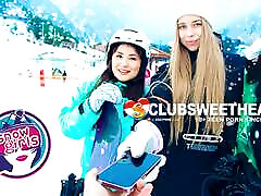 From Snowboarding to la jamona Fucking with 18yoy Alice Flore and Amelia Ost by ClubSweethearts