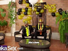 Black Guys Entice Their Bosss Sexy Curvy Buxom Latina Wife Into beauful gay porn japan terpanjang Before The New Year Party