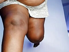 POV tube porn hessler Thighs Ebony Hotwife Teasing and Squirting Masturbation