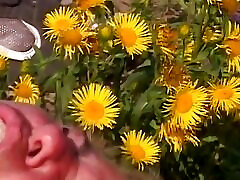 Mature with Small Tits Ass Fucked Outdoors and Cumshot in Mouth by Big Vintage Cock