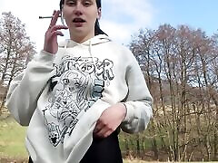 Public nudity in the park