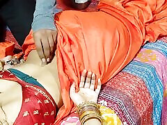 Huge Boobs Indian MILF strips Saree Choli beem tube fitnes Fucks with Devar Ji