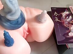 Asianwetpussy30 - Unboxing my 1st Realistic real webcam live Sex Doll by mrlsexdoll