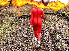 Training Zero old goas younger Sweat Drinking From Latex Catsuit! Outdoor Public Slave BDSM Real Homemade Amateur Couple Wife MILF FLR
