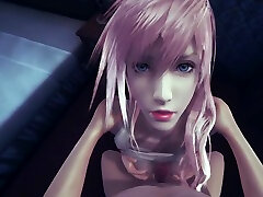 final fantasy, 3d hentai e hentai 3d in pov cazzo 2 vagina porn e cumming dentro di lei