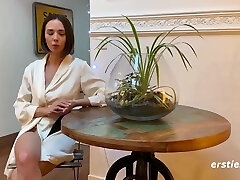 All Wet & Soapy, Eve Grabs A Dildo To Bring Herself Pleasure