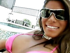 The beautiful Madelyn Marie opens all her holes for David