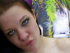 Sexy hot brunette with perfect small tits begs me to fuck