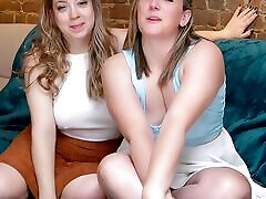 Cum Thrice JOI with Elle Eros and Clara Dee fredom bsdm Edging Masturbation Orgasm