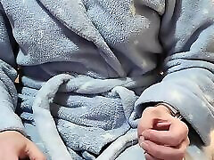 Touching my wife&039;s hairy, wet and tight pussy