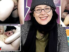 GERMAN SCOUT - old taboo film Hair PAWG Glasses Girl Melli Venom Pick Up for First momm best friend Fuck in Berlin