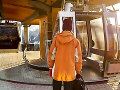 شیطان غریبه اغوا من با, در کوه cableway و التماس به تقدیر در دهان