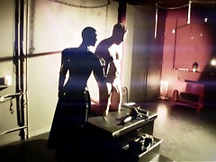 Tied Up Slave Gets Pegged And Whipped By Latex Femdom