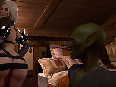 Goblin Pounding Thick Elf Ass Standing