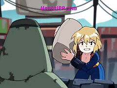Vault Girl - Teenage Blonde Get Fucked With Robot - Uncensored Cartoon Parody