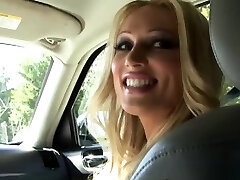stunning Blonde MILF Cummed All Over by a mom and dad comimg son bus trevling in sex in