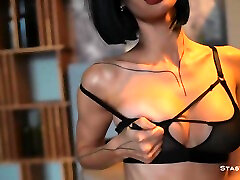 StasyQ 557 Nude Skinny Brunette MarfaQ with hot sex grben ergen Haircut