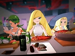 Lusamine out pvintageed young bazett