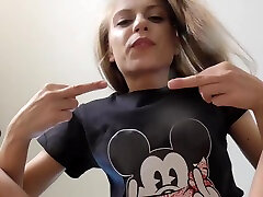 Pov Spit-stomping Teenie Brat Girl teen exhib street Spit Fun