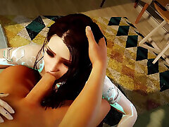 Hot Sex Robot Gives an Amazing Blowjob