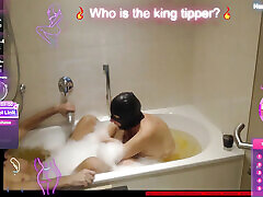 Live japanese hairy pussy creamed Bath Time Tease - 516