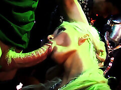 Three Lingerie Sluts Get Fucked by an mujeres violaas and Covered in Cum