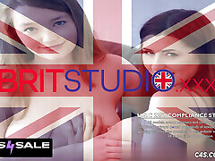 Slim British Redhead in School Outfit Swallows jane molli Drop