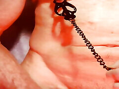 Lean Leather Pig&039;s Tit & Hole Workout