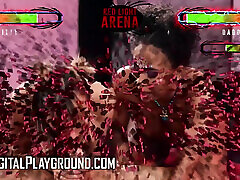 DIGITALPLAYGROUND - Janice Griffith And Demi Sutra Team Up And Win In The Red Light Arena Cum Games