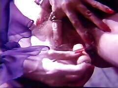 Vintage Straight and Lesbian Fucking of Hairy Pussies with Finger in Ass