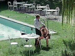 They Fuck in the Garden While the Friend Watches Them From the Window