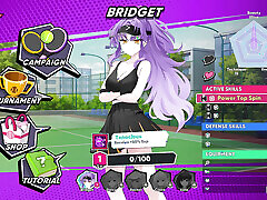 ep2: заключаю сделку с бриджит, трахая ее - academy love saga: tennis angels ex