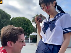 Fantastic Japanese Relishes Cum From Her Torrid White Man With Celtic boydyy baby desi And Marica Hase