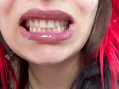 I make phlegm faces ASMR latina face fetish mouth fetish