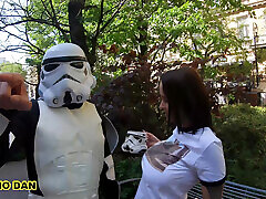 Massive Tits Star Wars Addict Jennifer Mendez Epic Anal & Squirting Threesome - Porno Dan 4K