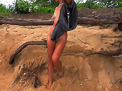 extrime masturbation am strand
