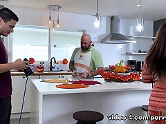 BTS - bondage emily marilyn in nylon Me Stepdaddy, Scene 01