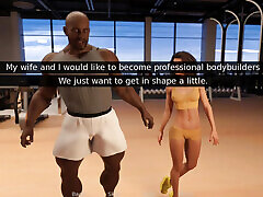 Cheating british voy fucked by gym trainer in gym - my hot wife